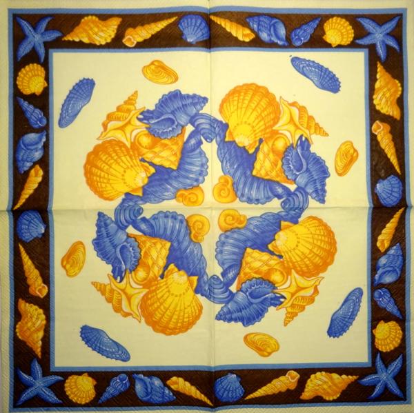 094 Shellfish - 3-ply (blue) - Home Fashion